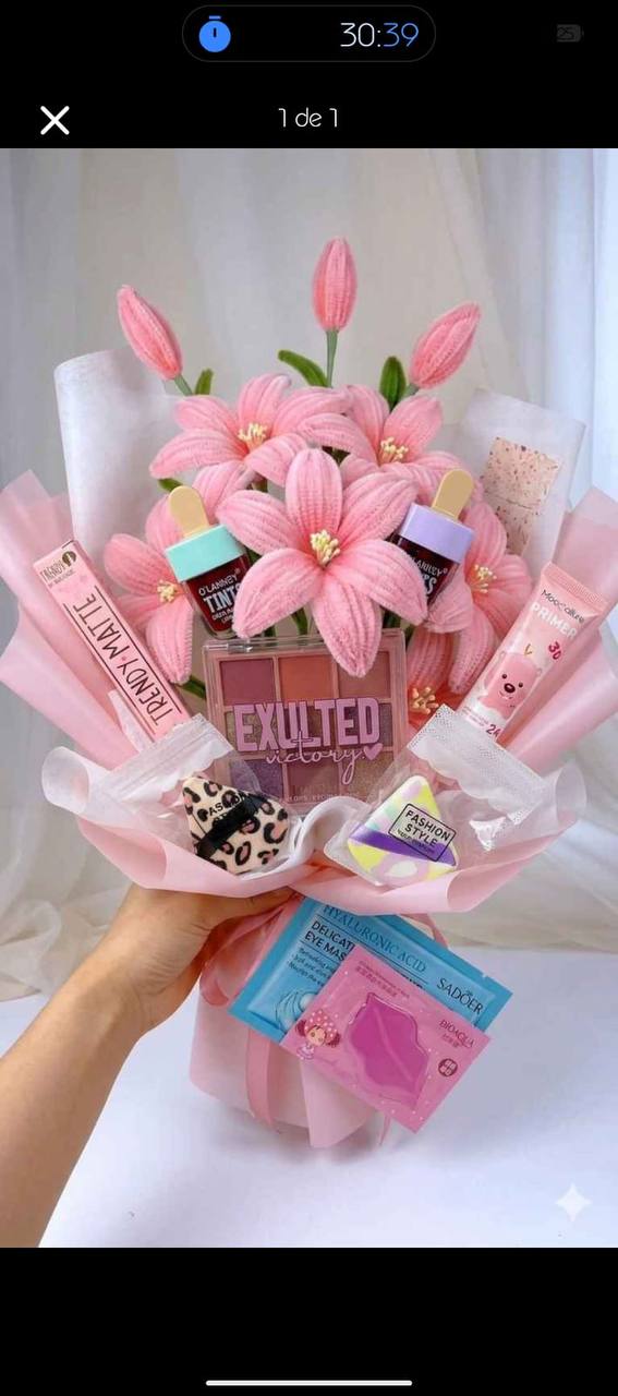 Bouquet maquillaje