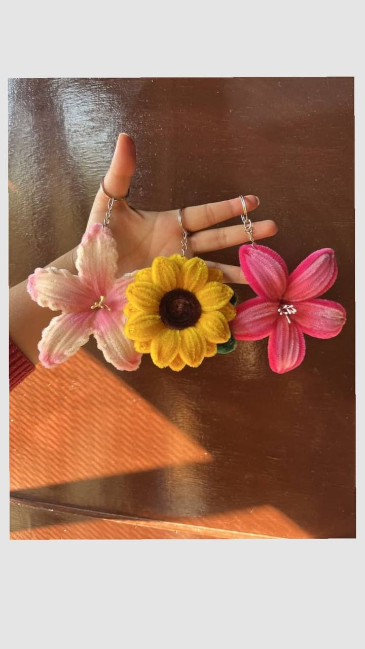 Llaveros flor
